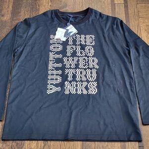 $2550 Brand New Auth Louis Vuitton Men's Black Fanzine Studs Shirt Size 3XL